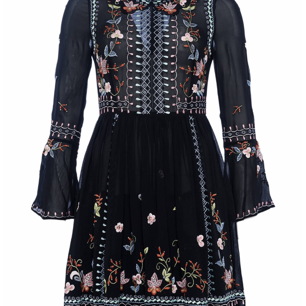 French connection Cottage embroidered dress